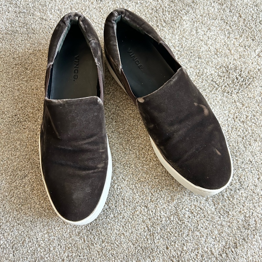 Vince Velvet Sneakers